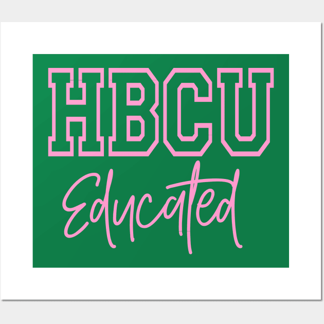 HBCU Educated Design Wall Art by OTM Sports & Graphics